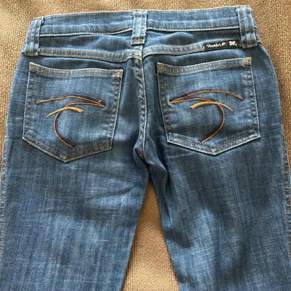 Vintage Frankie B. Women's Blue Jeans - Picture 3 of 5